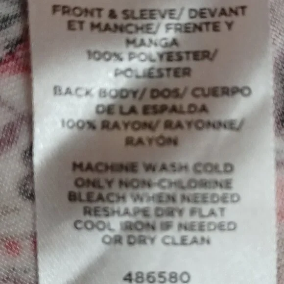 Women's Loft long sleeve paisley top with 1 sm flaw (see description) Size Large - Picture 6 of 9